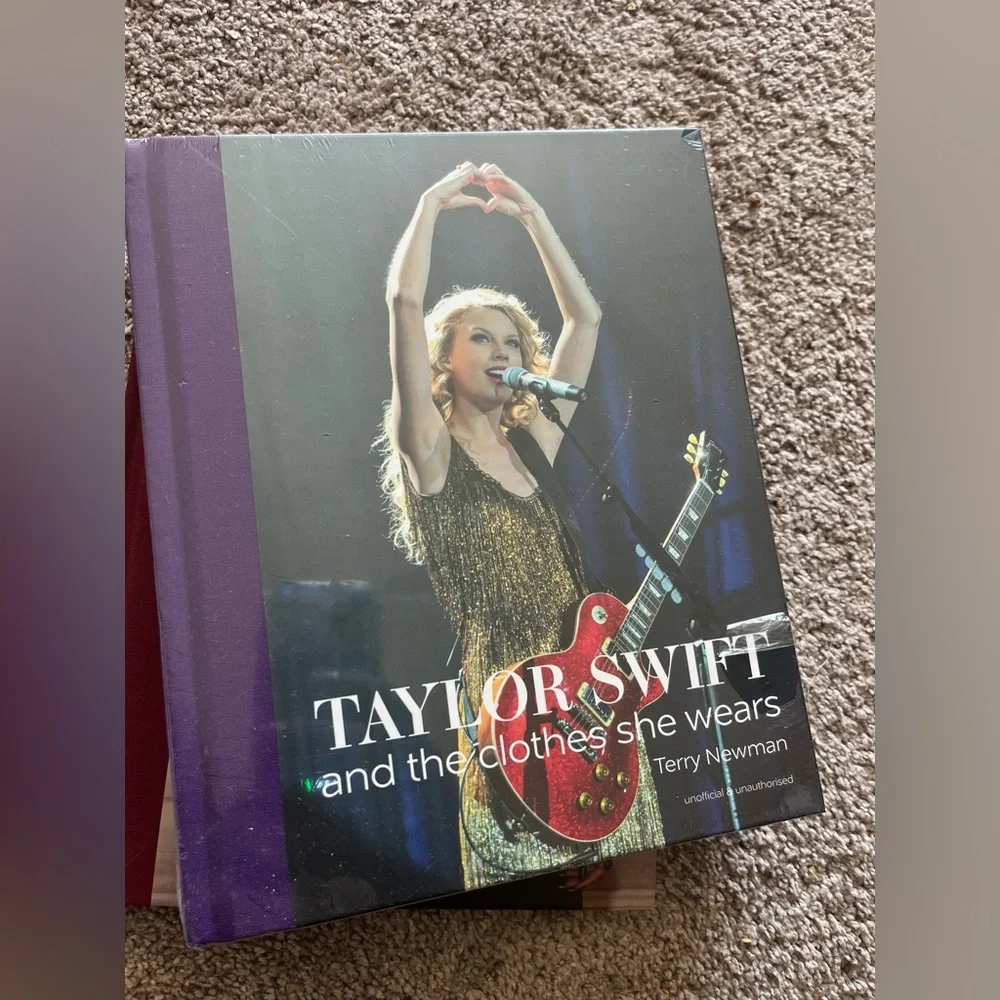 Taylor Swift Purple and Black hardback fashion book